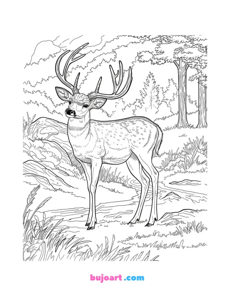 free autumn coloring pages for adults and kids instant download