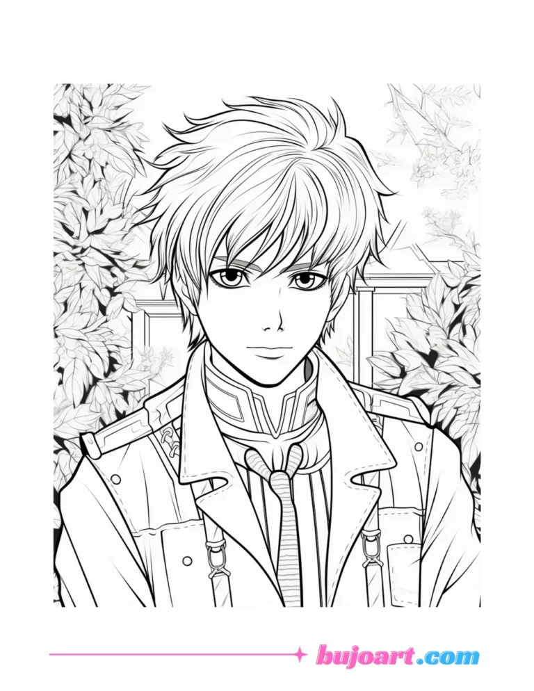 free boyish coloring pages for kids and adults instant download