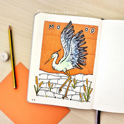 Brighten Up Your Bullet Journal Spreads with Orange Palette – Bujo Ideas with Examples