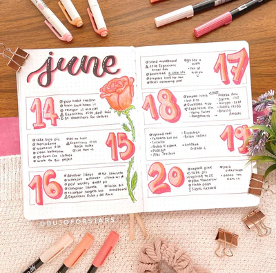 Jump Into June: Unique Bujo Ideas to Get Your artistic minds flow