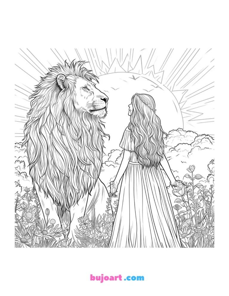 free coloring pages sunset