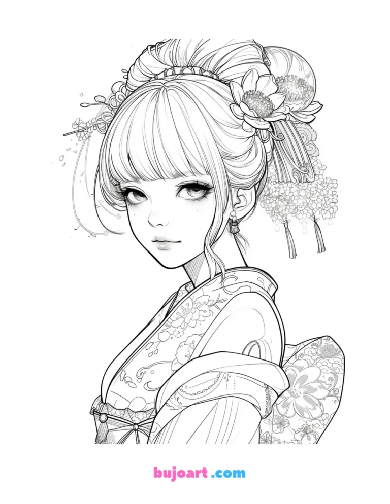 free anya forger coloring pages for adults and kids instant download