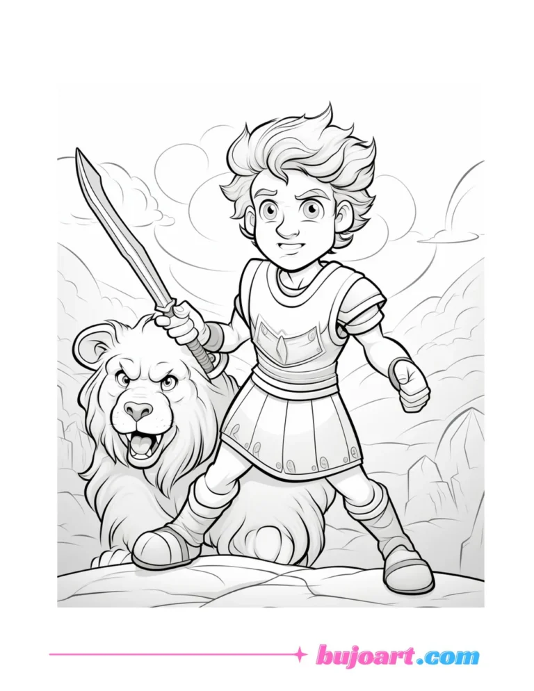 free abel and cain coloring pages for adults and kids instant download