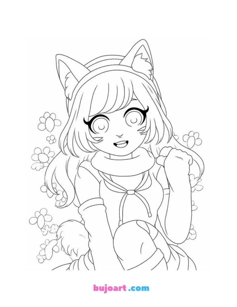 free aphmau coloring pages