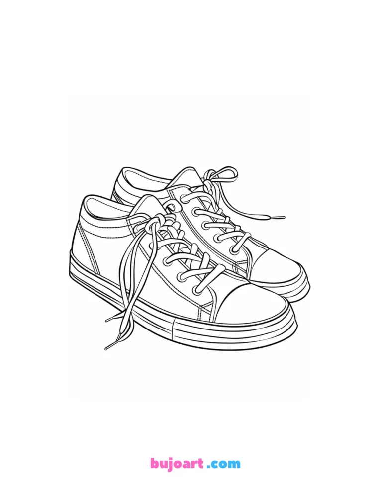 free coloring pages shoes