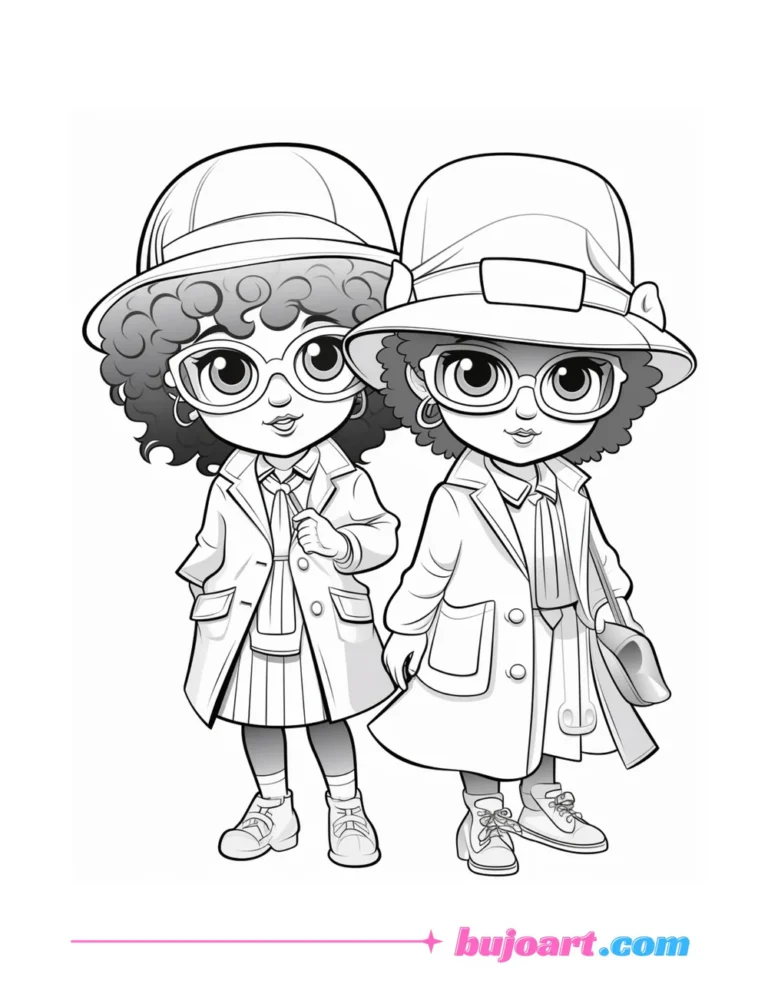 Free lol coloring pages for adults and kids instant download lol doll