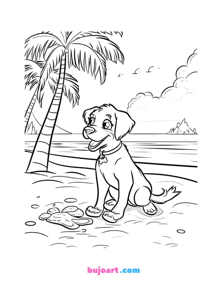 free fox and the hound coloring pages