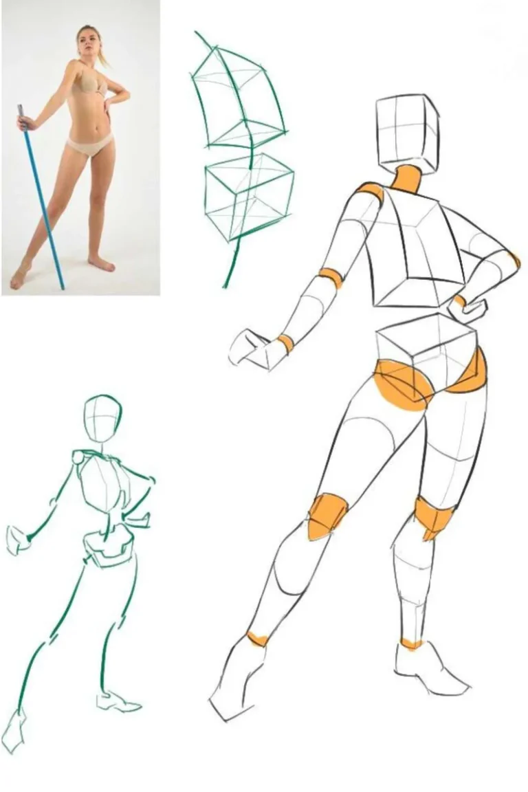 18+ figure drawing reference photos references