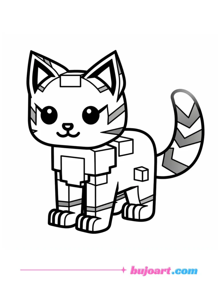 free minecraft coloring pages for adults and kids instant download