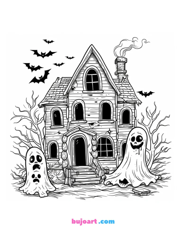 free nightmare before christmas coloring pages for adults and kids instant download