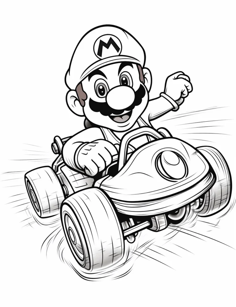 Free Coloring Pages of Mario Coloring Free Printables