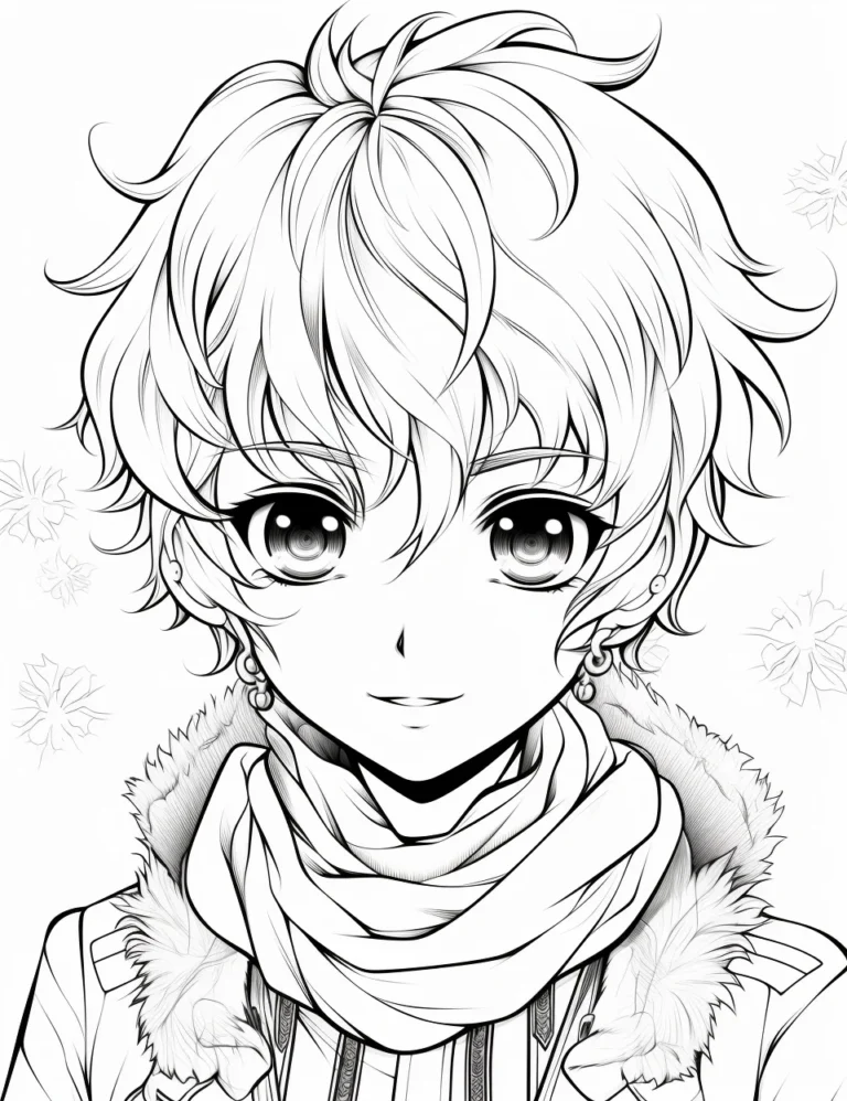 free coloring page of anime girls coloring sheets