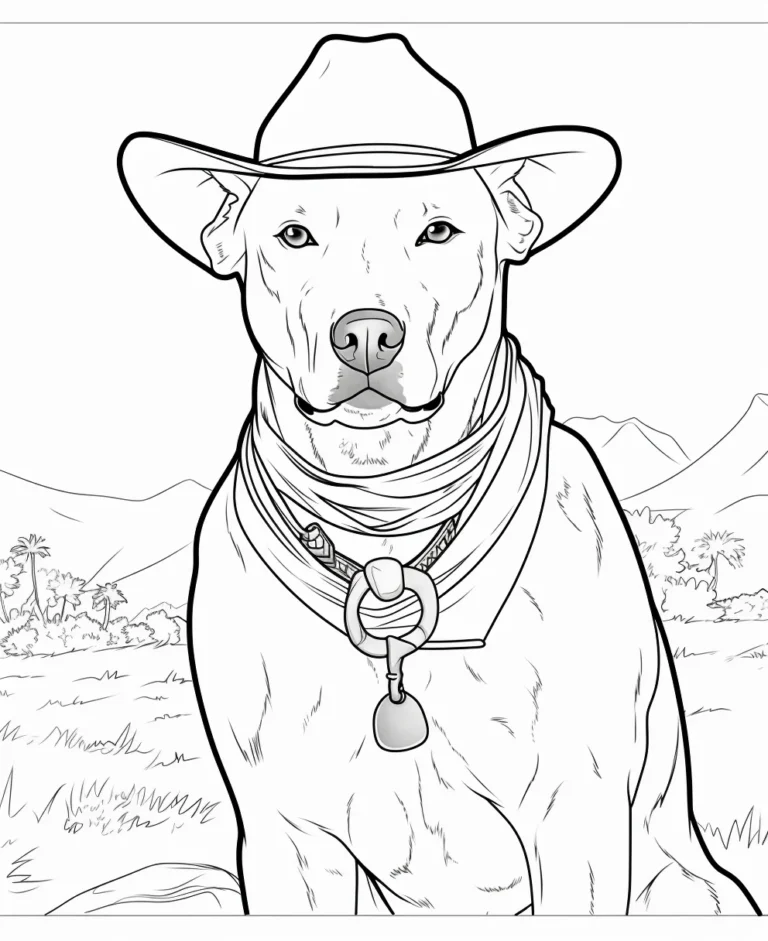 free coloring pages of Cowboys and Cowgirls instant download