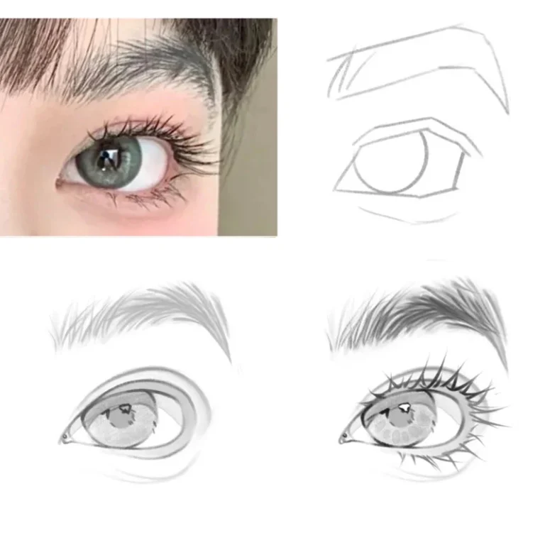 how to draw eyes drawing references