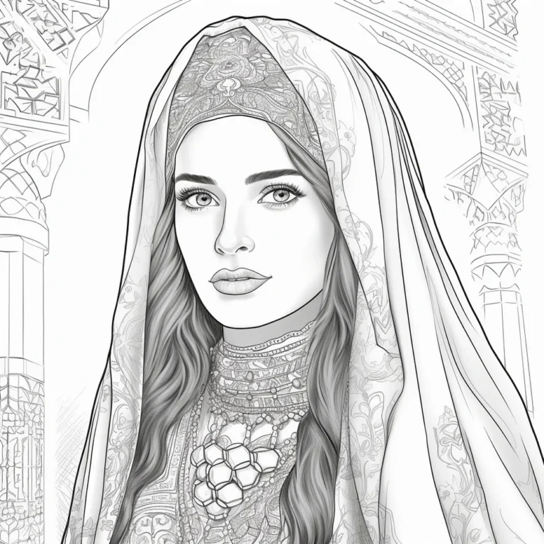 20+ Free Coloring Page of Beautiful Morocco for Adults and Kids