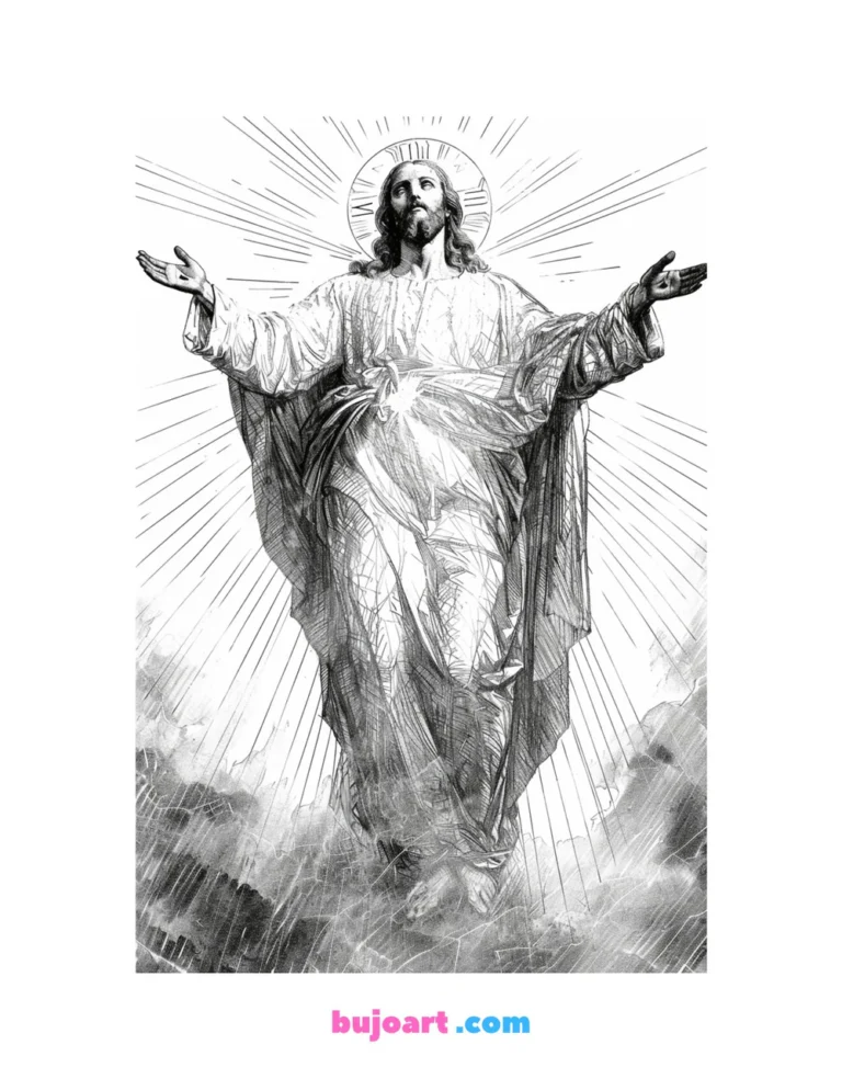 free he is risen color pages for adults and kids instant download