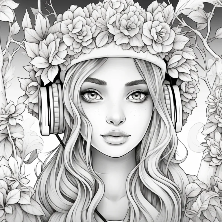 Free Downloadable Coloring Page Celestial Space Astronaut