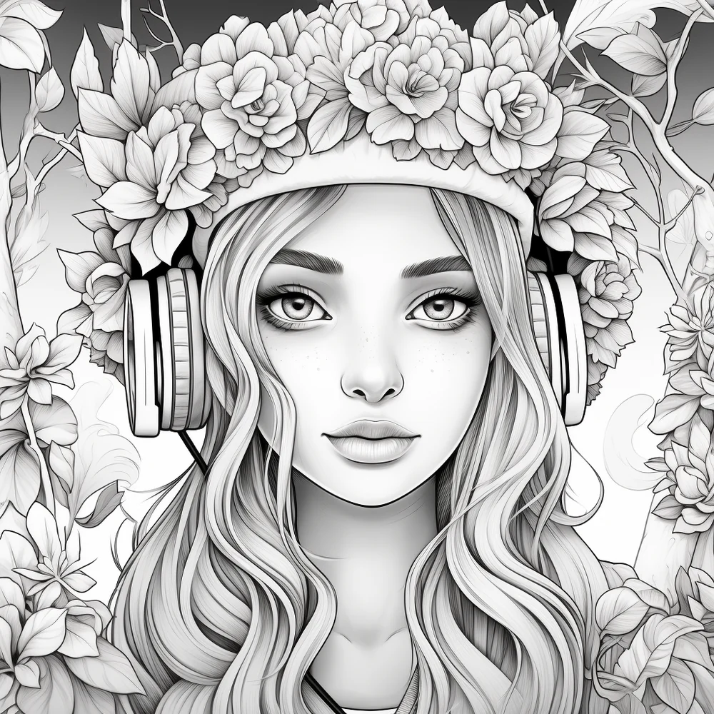 Free Downloadable Coloring Page Celestial Space Astronaut