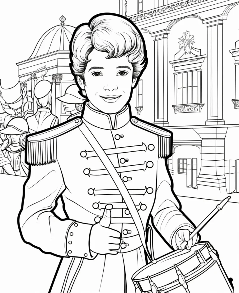 free coloring page of Nutcracker coloring sheets
