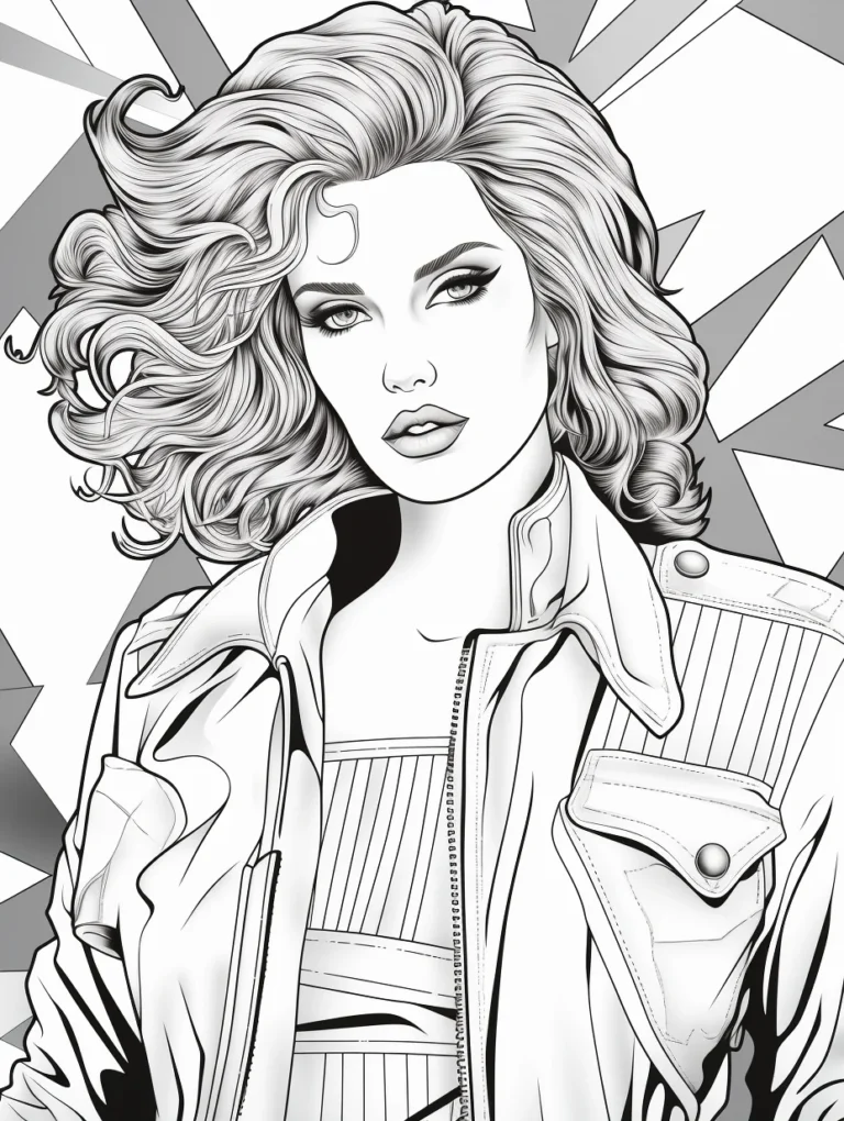 Free Download Colouring Page The 1990s Coloring Book