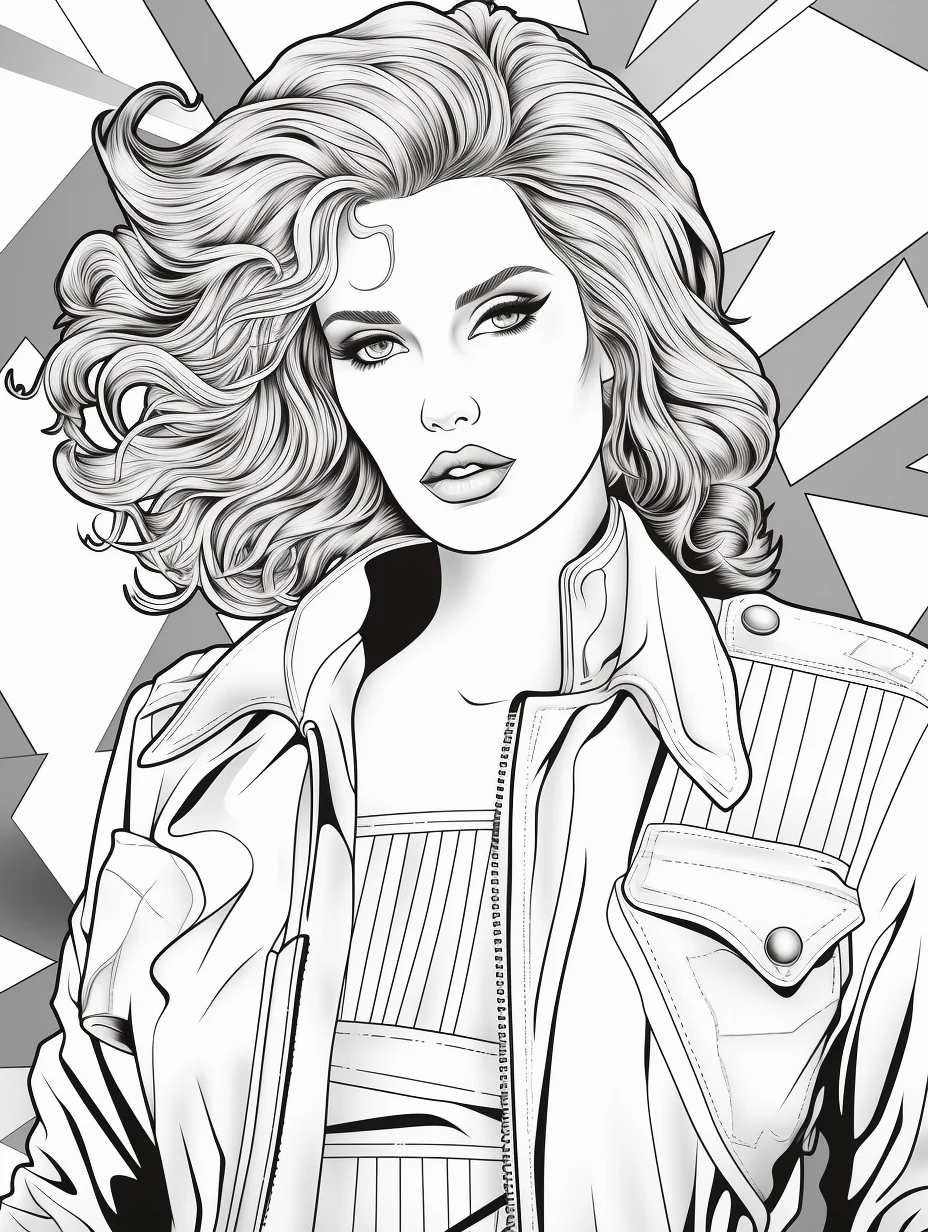 Free Download Colouring Page The 1990s Coloring Book