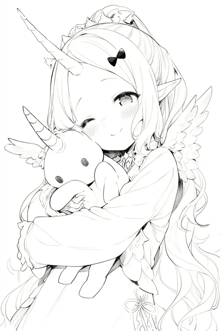 Free Download Colouring Page Coloring Book Animate Fairy Lady