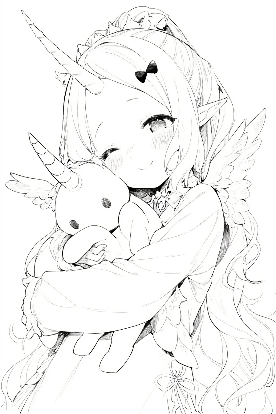 Free Download Colouring Page Coloring Book Animate Fairy Lady