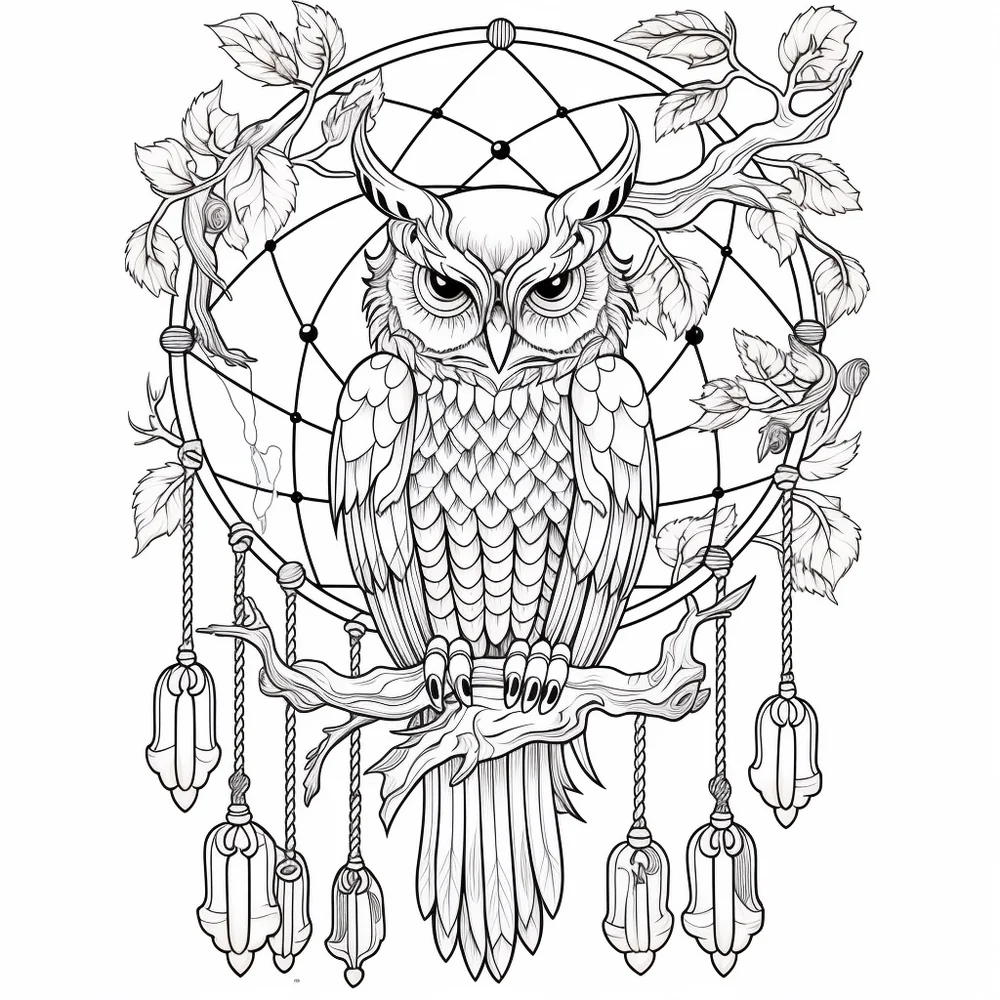 Creative Haven Owls Coloring Book