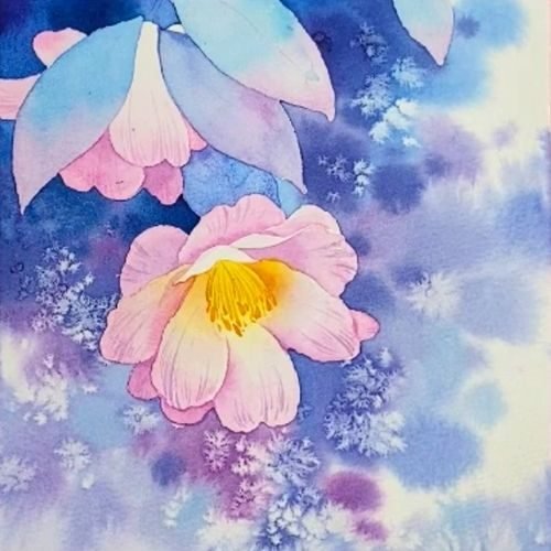 step by step painting peony watercolor painting tutorial