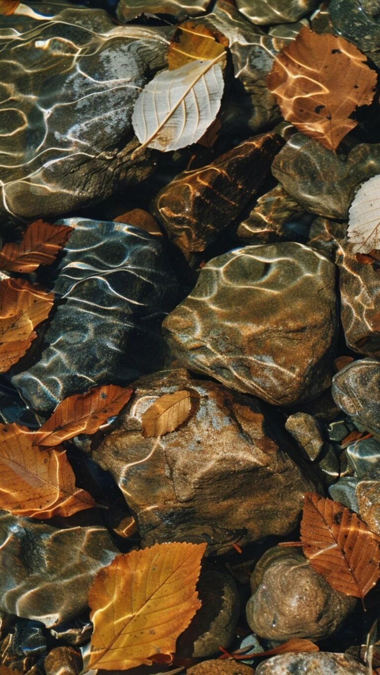 aesthetic cute wallpapers 4k lockscreen of river stones