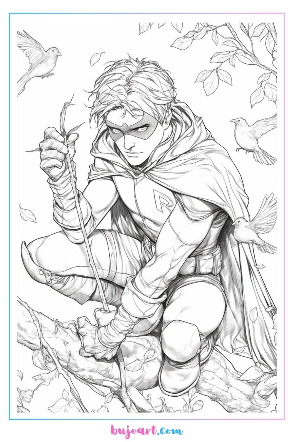 Robin Coloring Pages BUJO ART