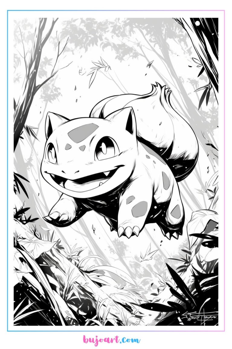 bulbasaur coloring pages