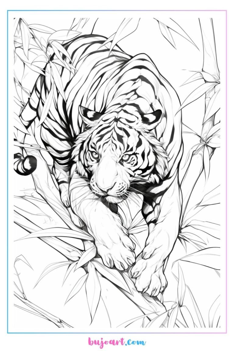 tiger coloring pages printable tiger coloring book pages