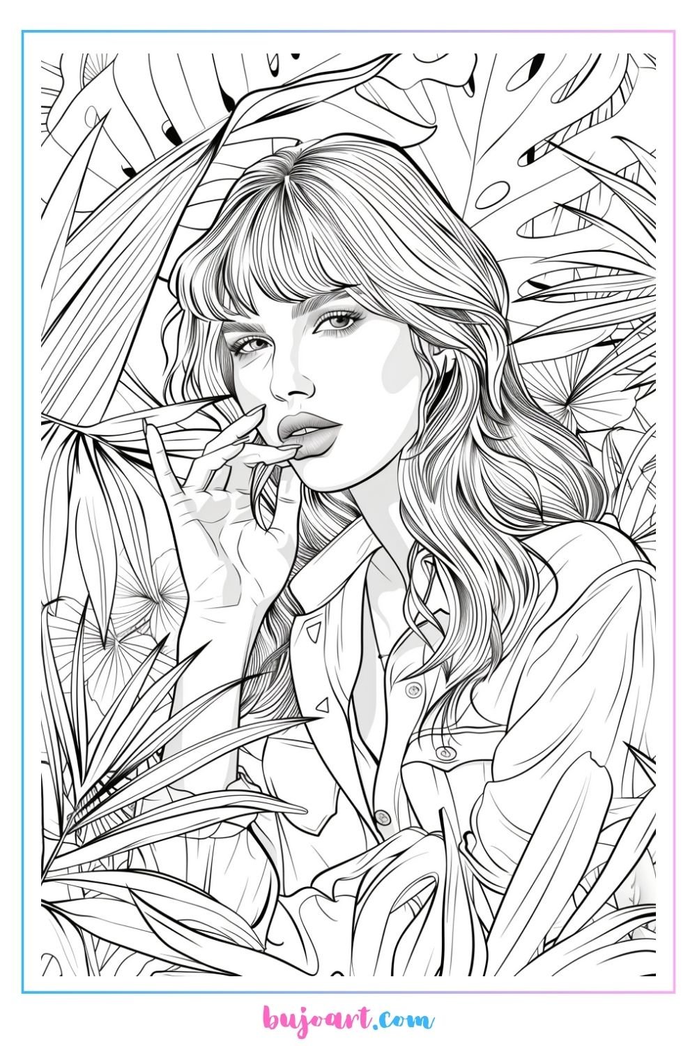 taylor swift coloring pages printable