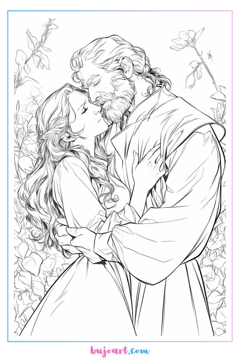 abraham and sarah coloring pages