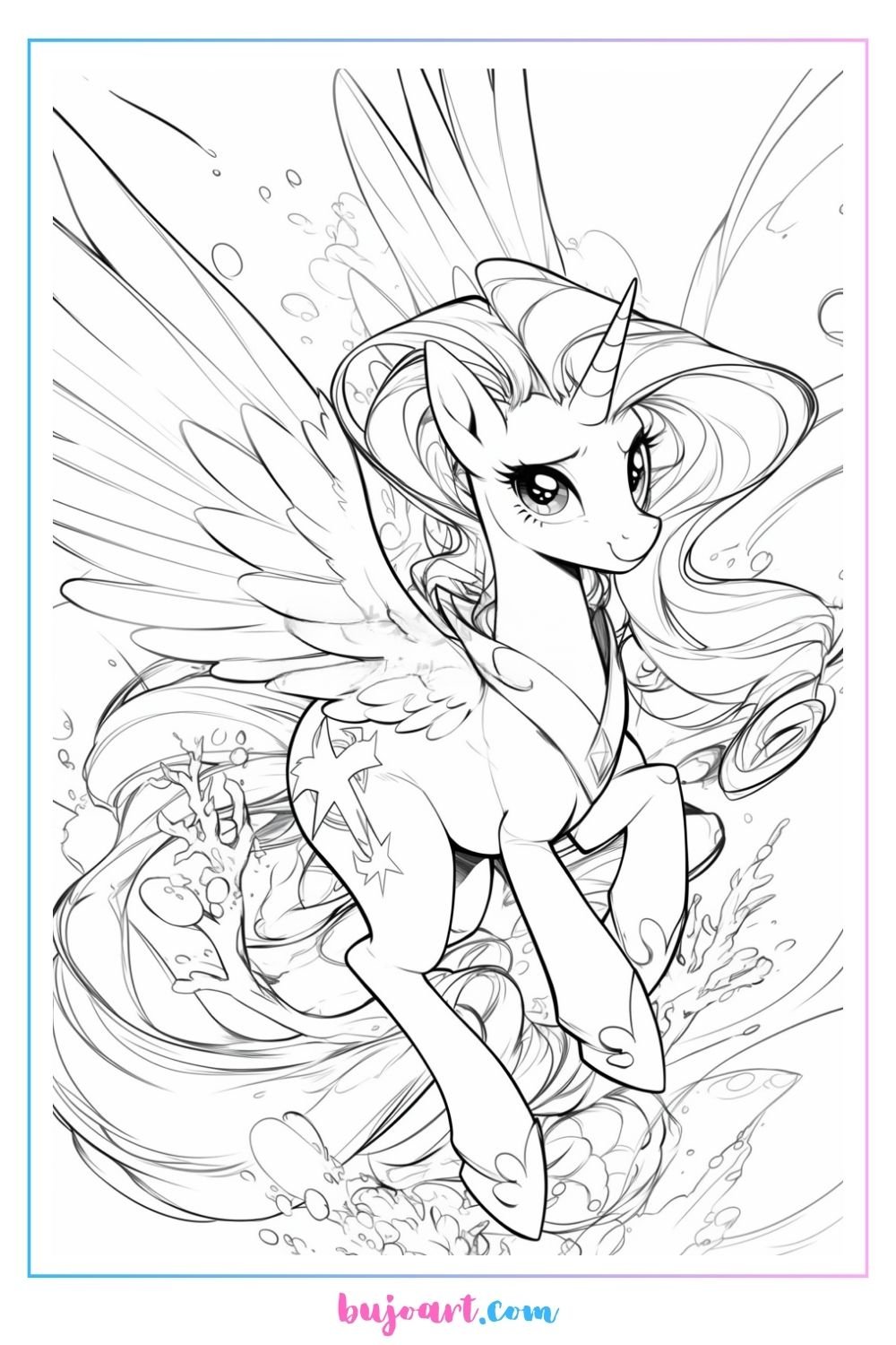 twilight sparkle my little pony coloring pages