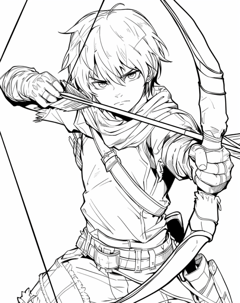 Anime free coloring pages – BUJO ART