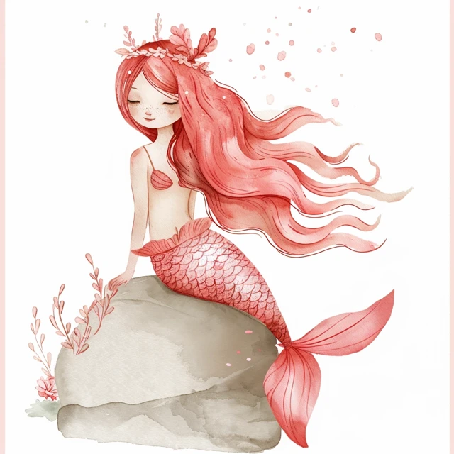 little mermaid clipart free