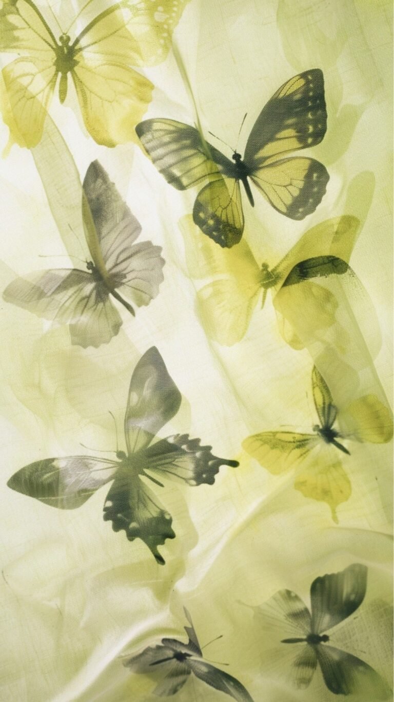 aesthetic cute wallpapers 4k lockscreen of butterfly veil