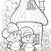 17 Free Coloring Page of Gnomes for Adults and Kids